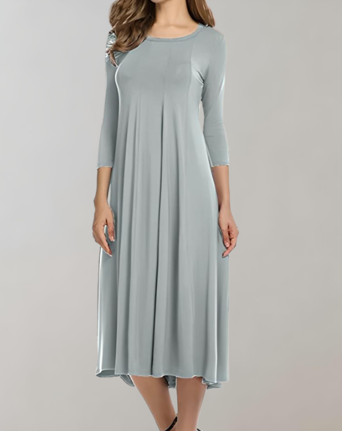 Eveloria Damen Swingkleid 3/4 Ärmel