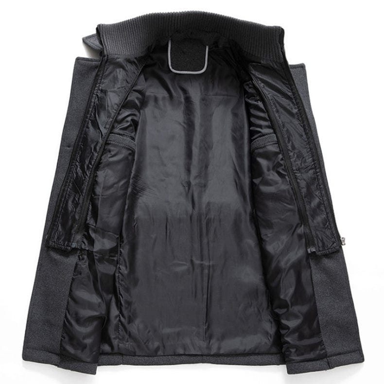 Herren Wollmantel Klassisch Warm