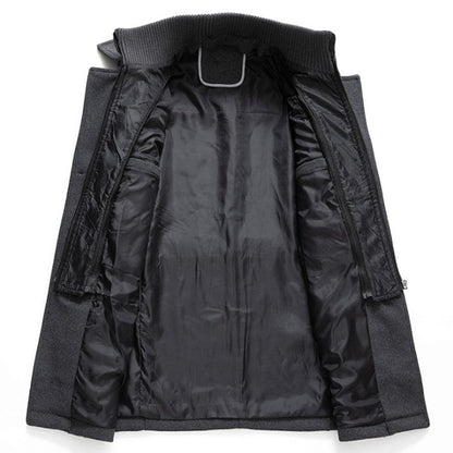 Herren Wollmantel Klassisch Warm