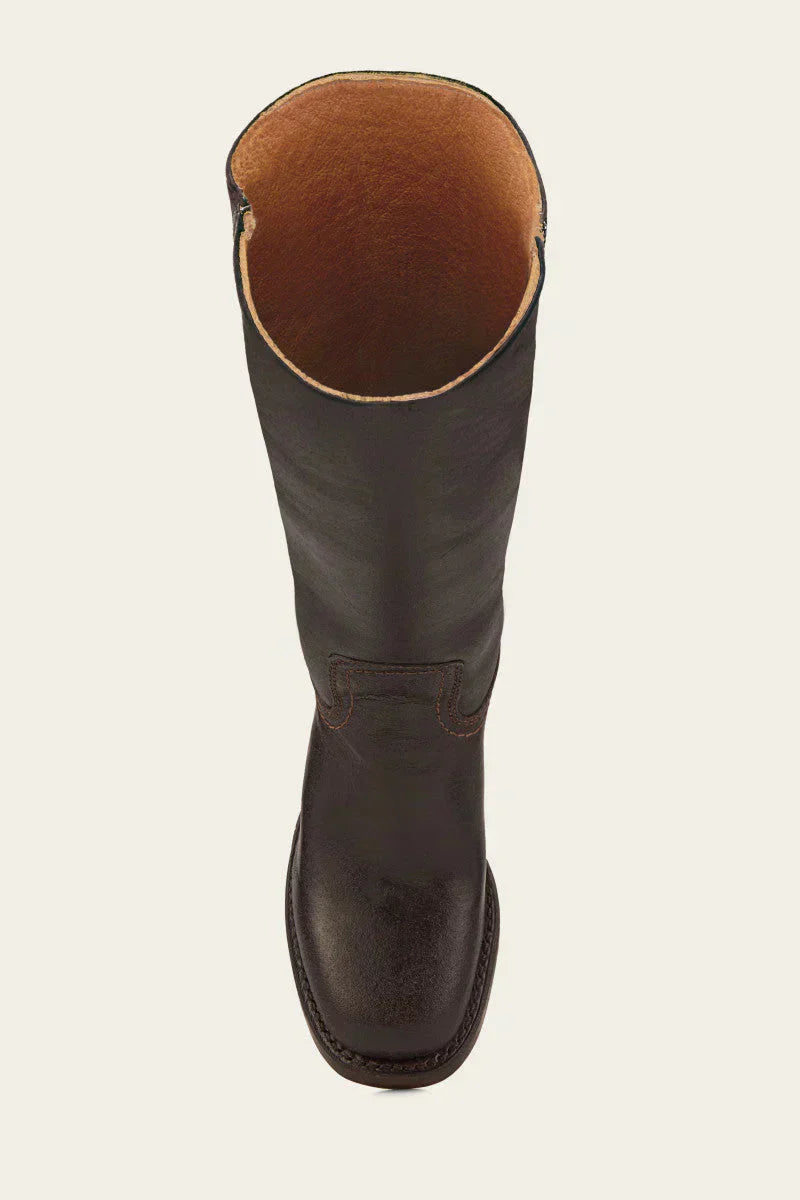 Damen Kniehohe Stiefel Elegantes Leder