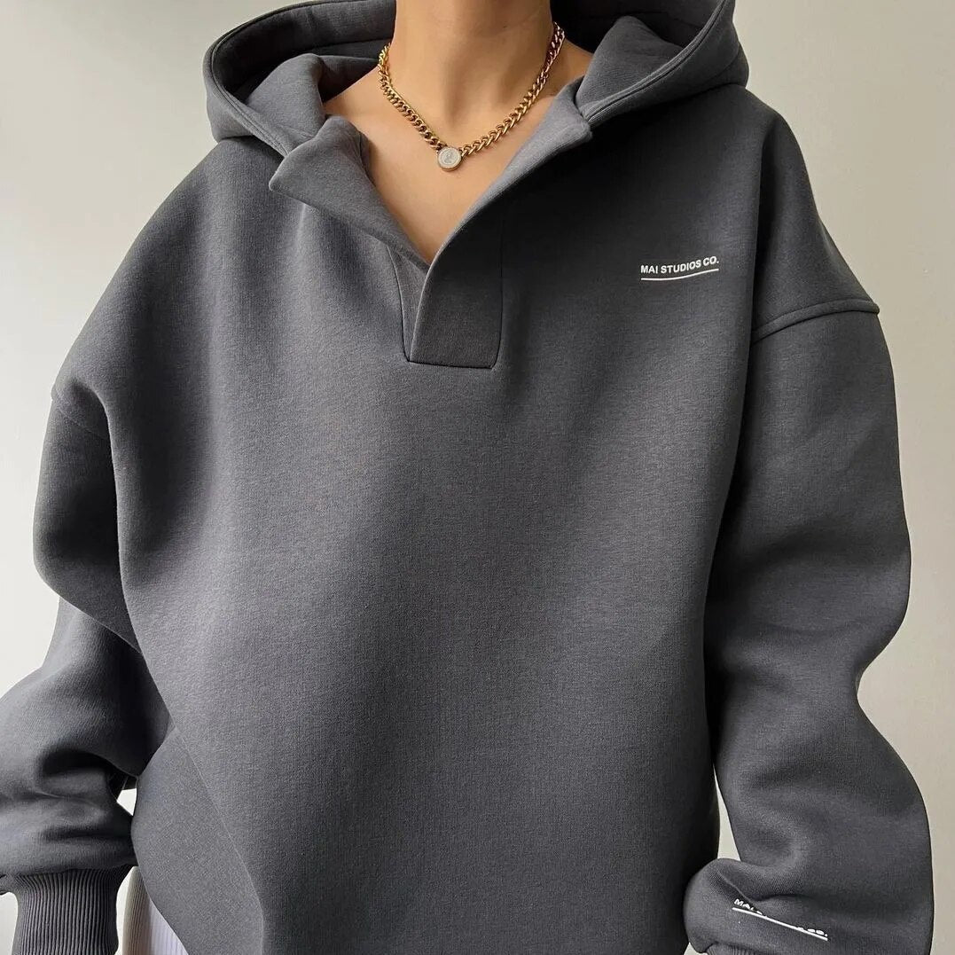 Damen Hoodie Modern Normale Passform