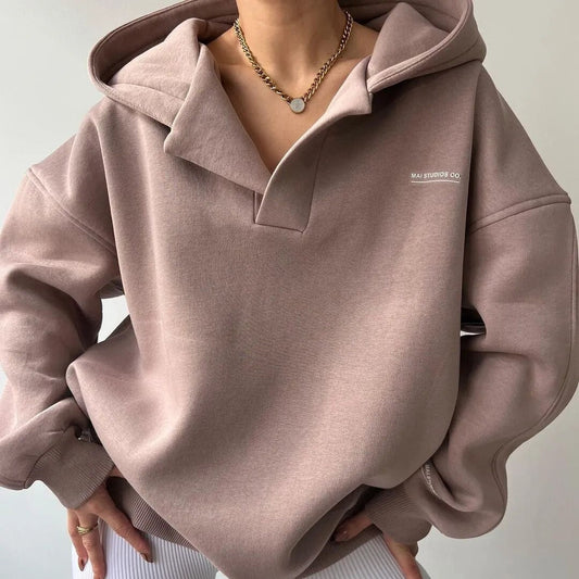 Damen Hoodie Modern Normale Passform - Eveloria