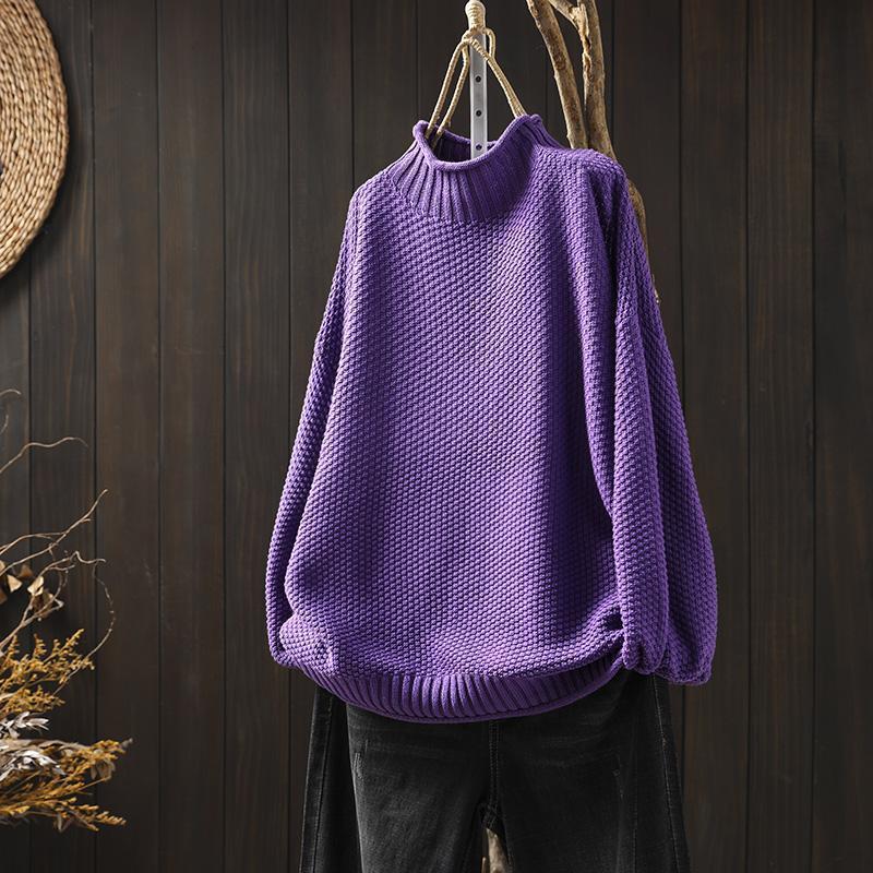 Damen Strickpullover Langärmlig