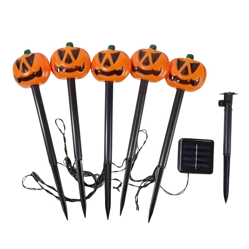 Solar Kürbislichter LED für Draußen Halloween - Eveloria