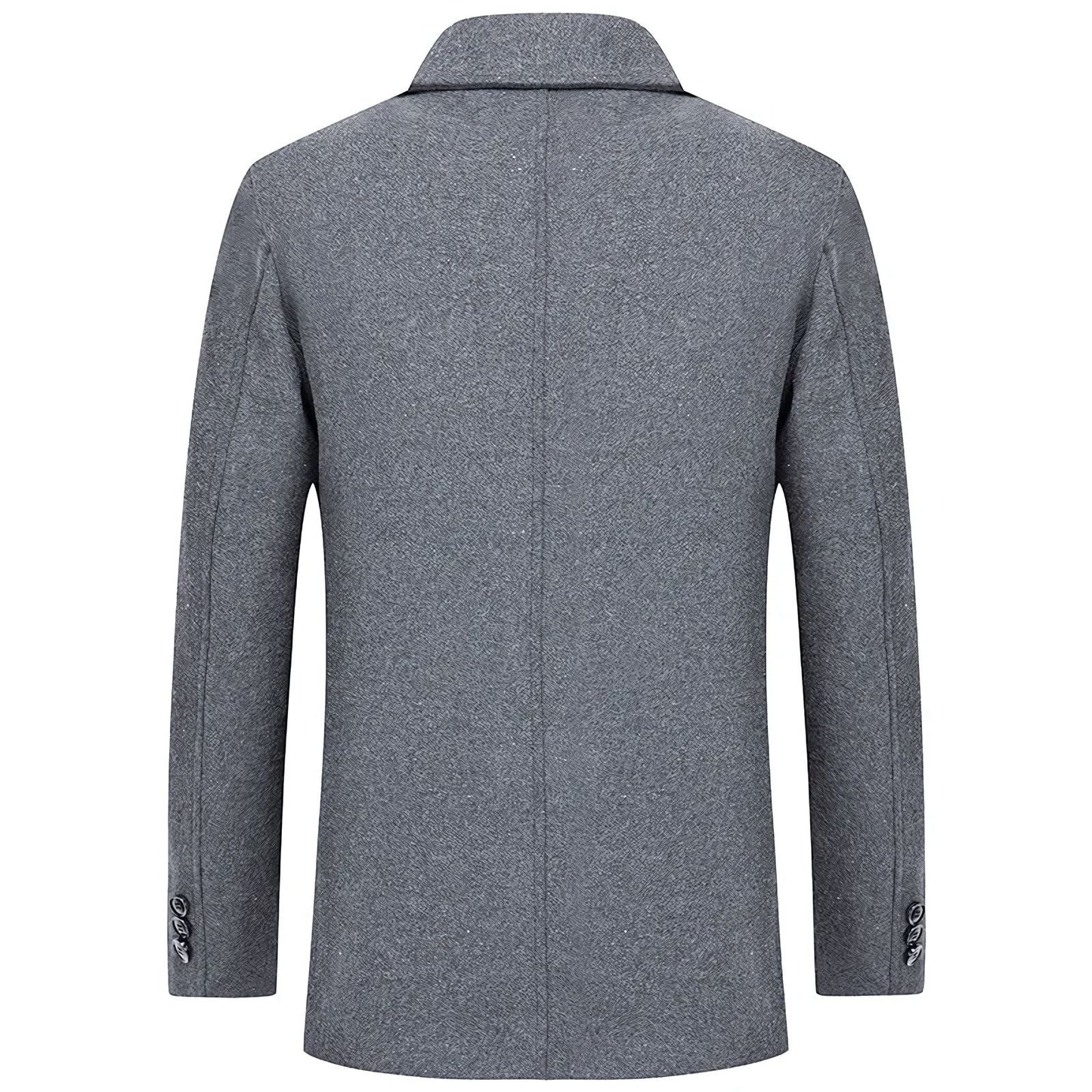 Kurzer Trenchcoat – Einreihig – Maßgeschneidert – Winter-Trenchcoat – Herrenjacke-Chaps Herrenmode