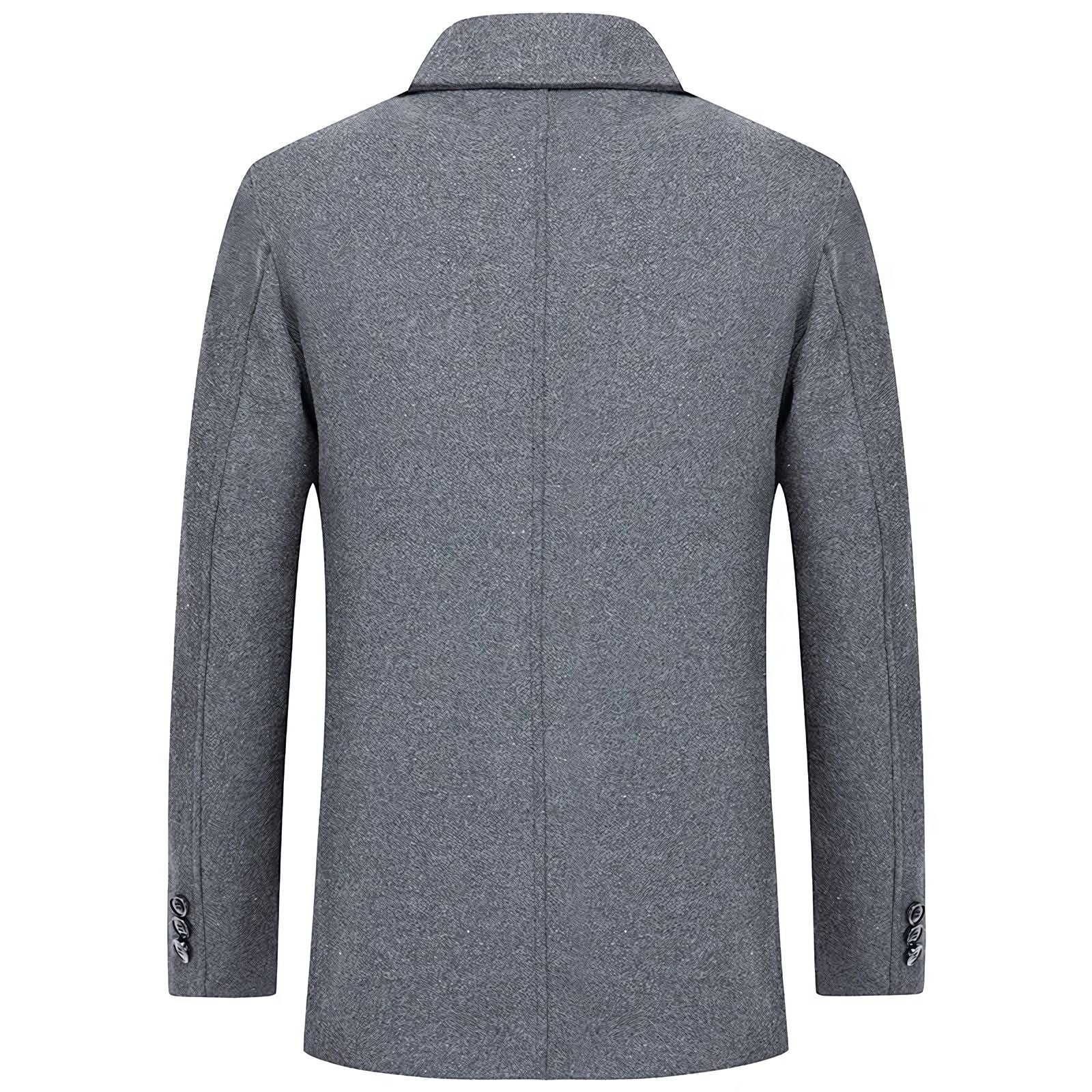 Kurzer Trenchcoat – Einreihig – Maßgeschneidert – Winter-Trenchcoat – Herrenjacke-Chaps Herrenmode