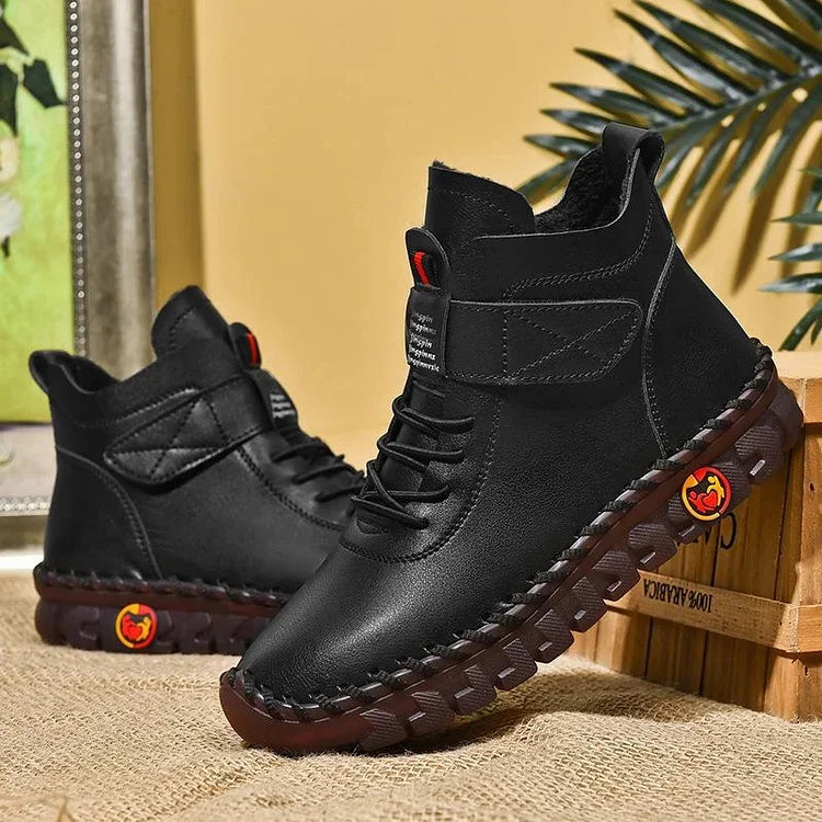 Damen Warme Winterstiefel Sneaker