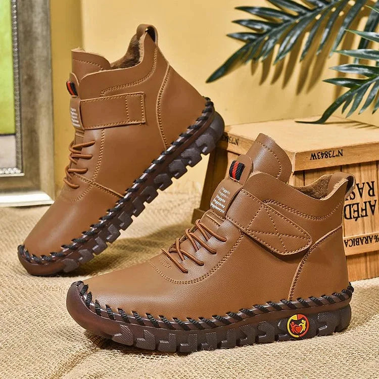 Damen Warme Winterstiefel Sneaker