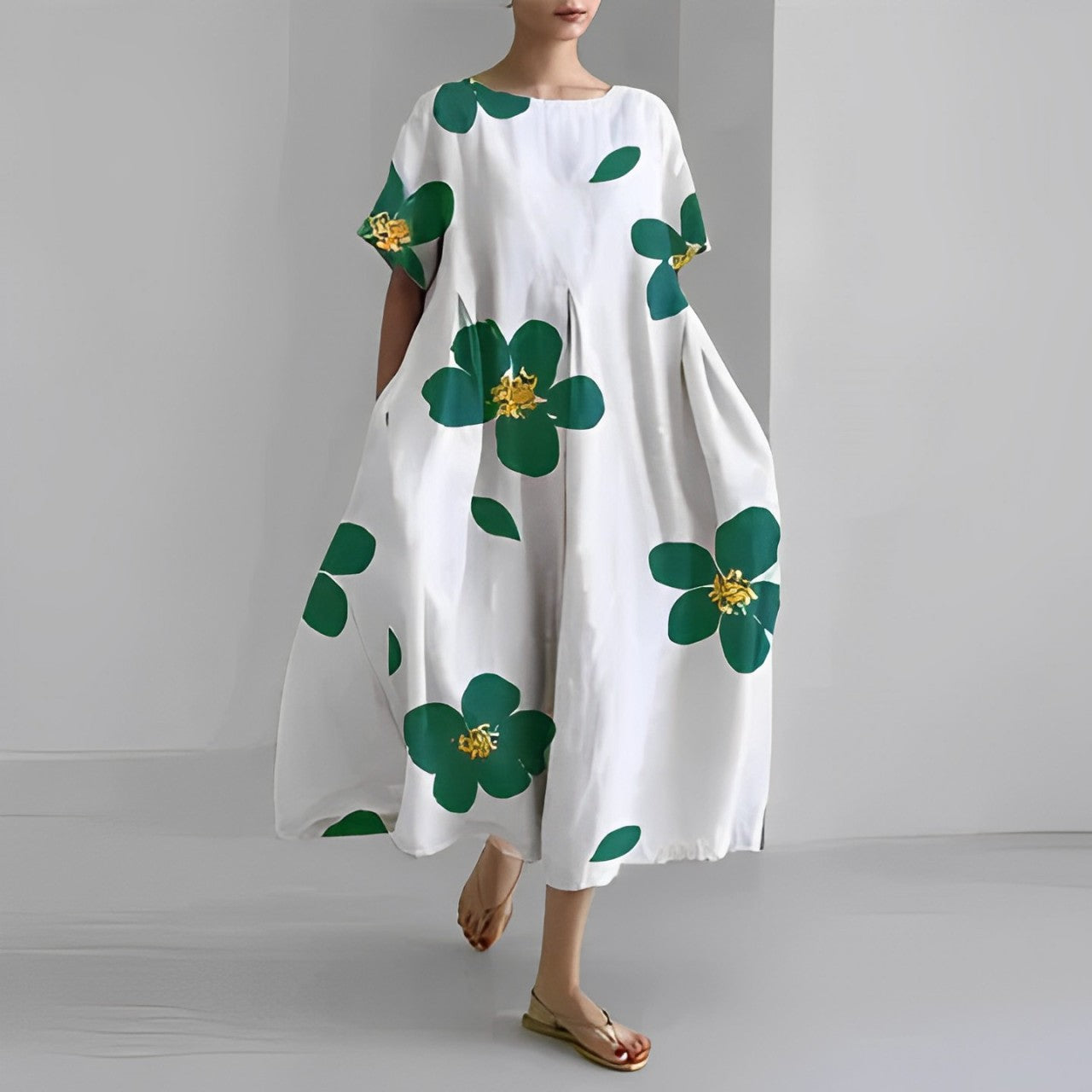 Eveloria Damen Blumenkleid Boho-Stil