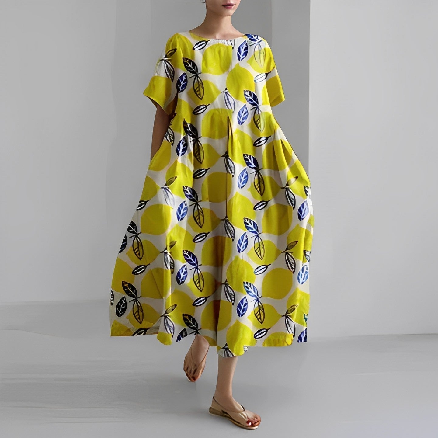 Eveloria Damen Blumenkleid Boho-Stil