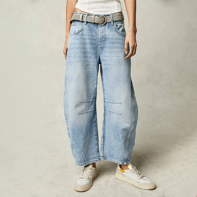 Hanna Damen High-Waist-Jeans Locker Passform