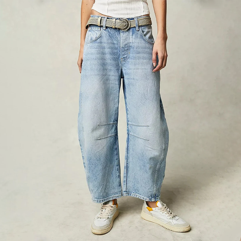 Eveloria Damen Komfort Jeans