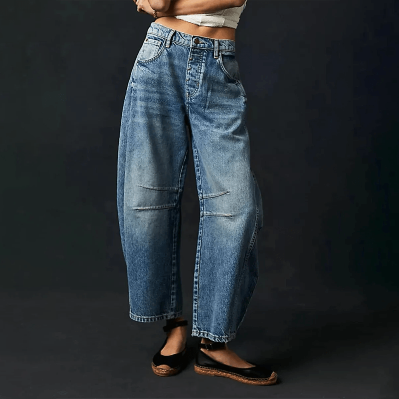 Hanna Damen High-Waist-Jeans Locker Passform