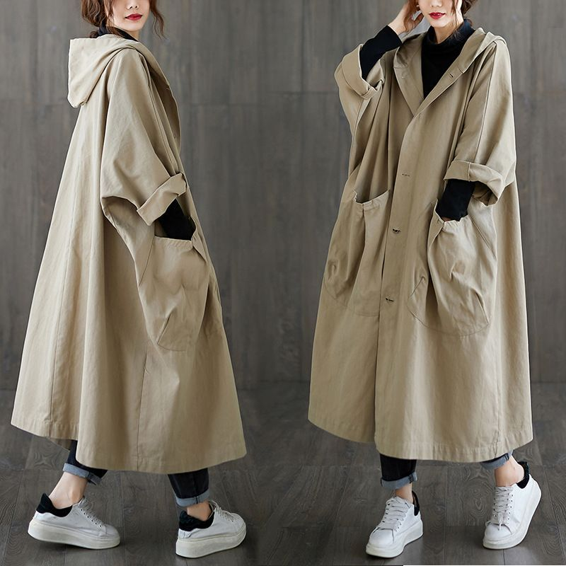 Eveloria Damen Oversized Windjacke Wasserdicht