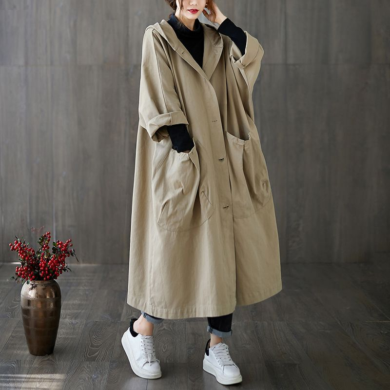 Eveloria Damen Oversized Windjacke Wasserdicht
