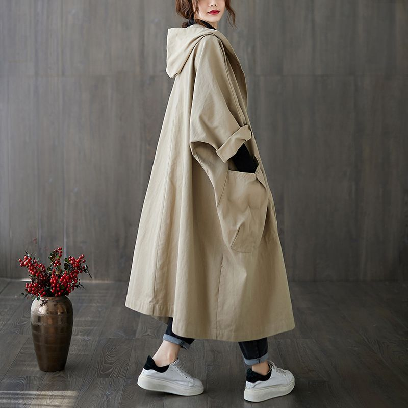 Eveloria Damen Oversized Windjacke Wasserdicht