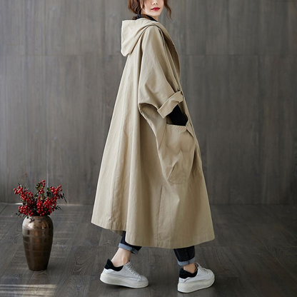 Eveloria Damen Oversized Windjacke Wasserdicht