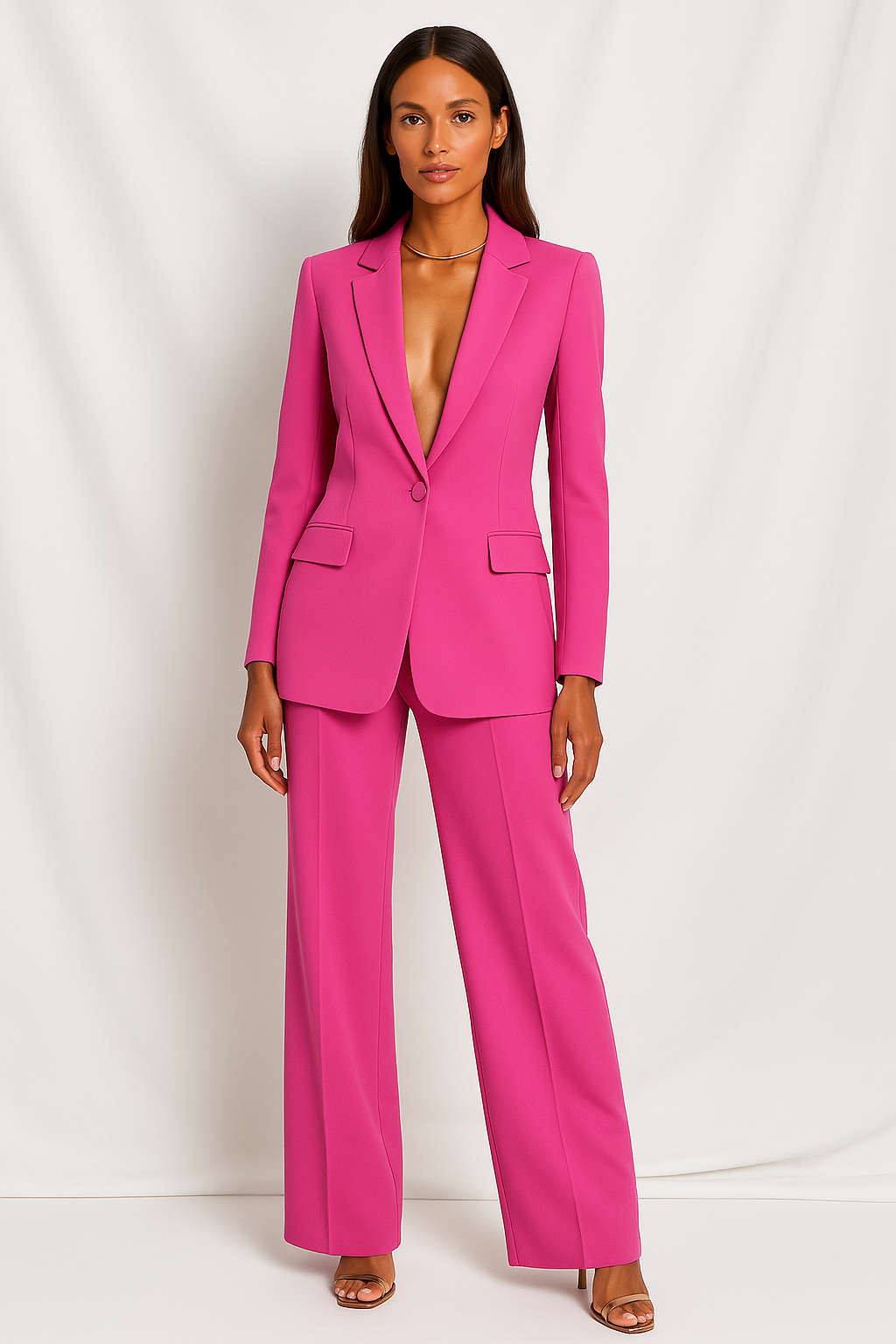 Damen Büro Hosenanzug Blazer und Hose