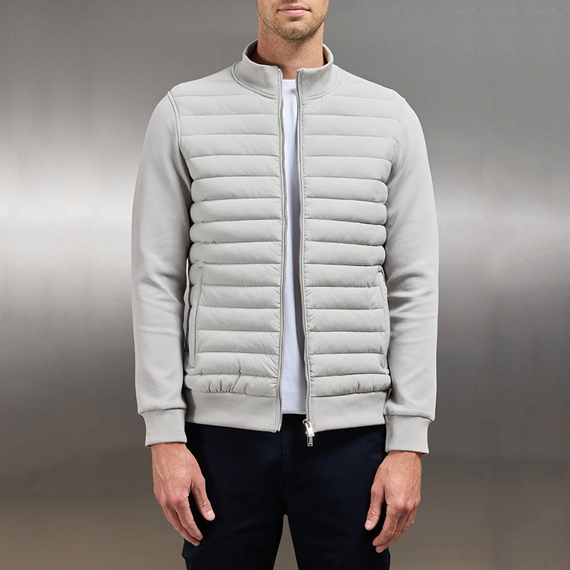 Herren Sommerjacke Langarm-Gilet Gefüttert Mit Reißverschluss - Eveloria