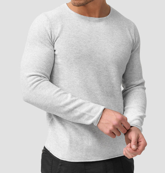 Herren Langarm-Shirt Rundhals Pullover Lässig - Eveloria