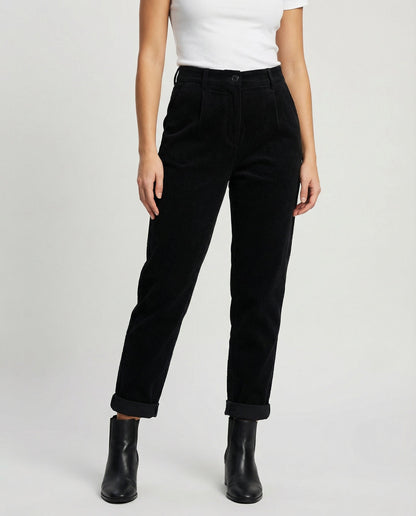Damen Cordhose Komfort Beige