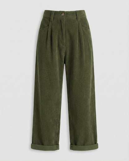 Damen Cordhose Komfort Beige