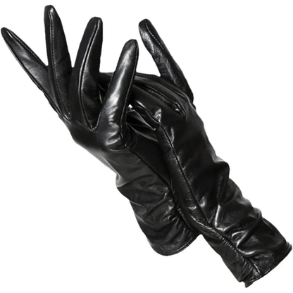Damen Lederhandschuhe Weiche Wollfütterung