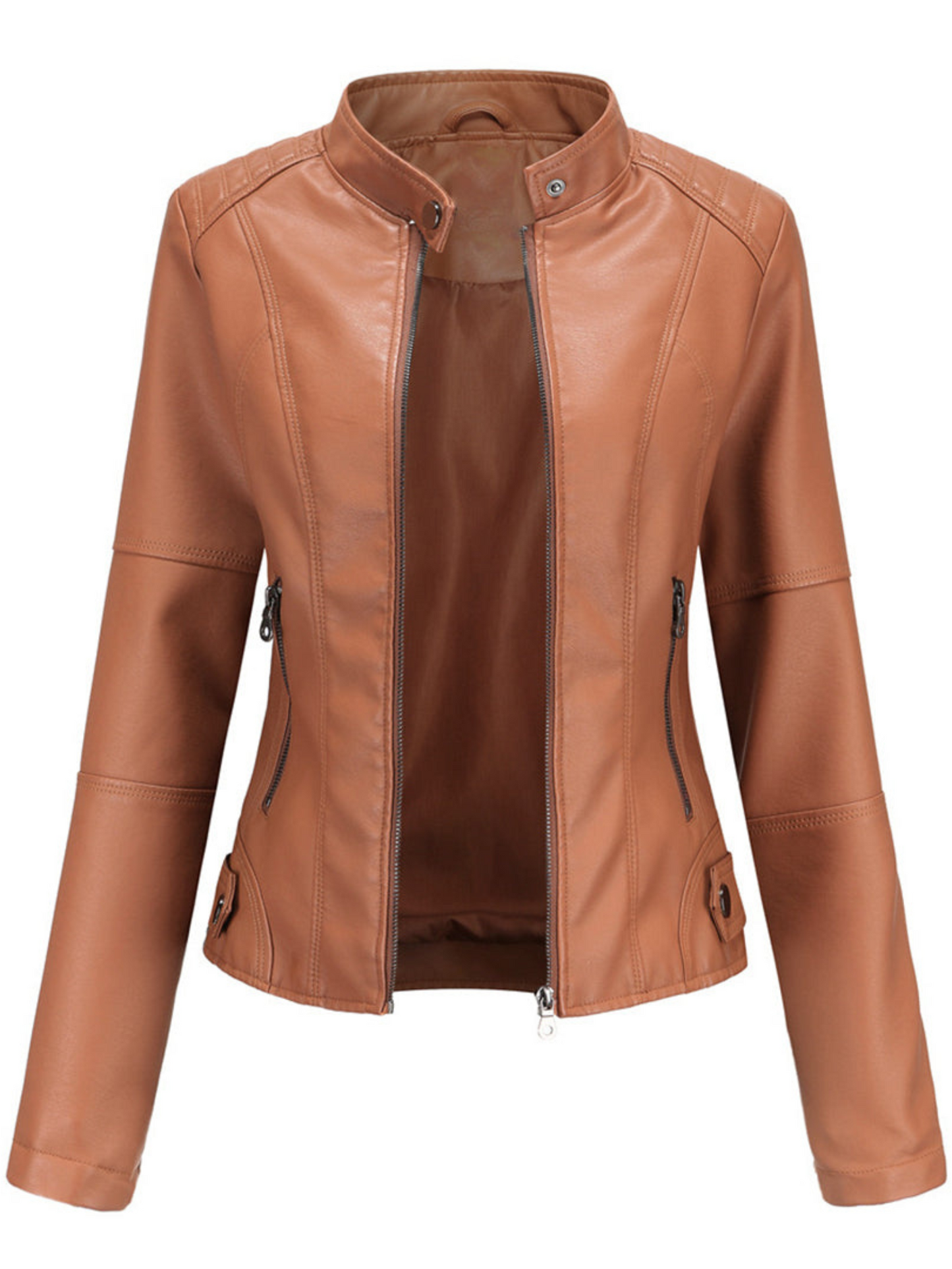 Eveloria Damen Lederjacke Für Kühlere Tage