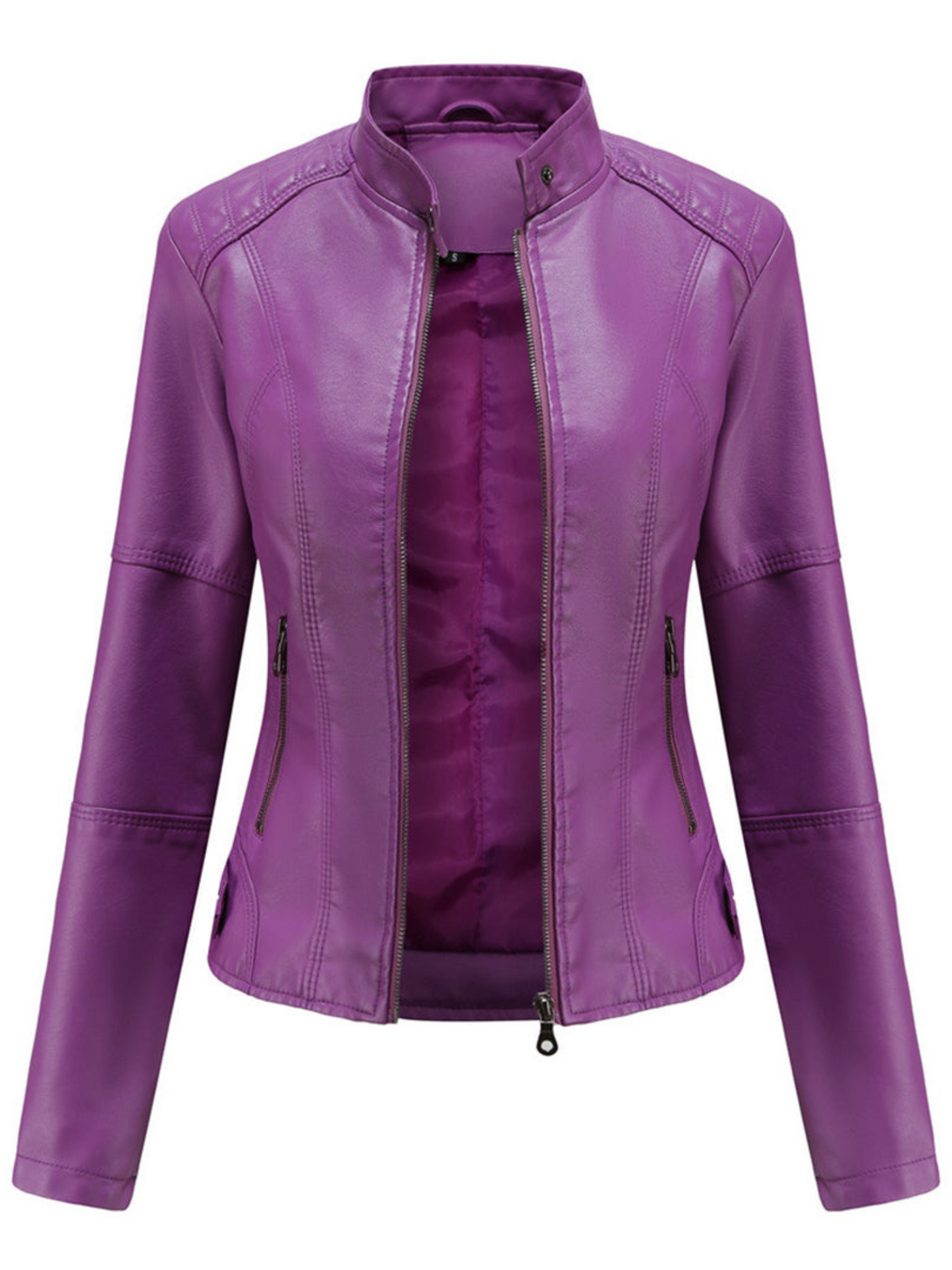 Eveloria Damen Lederjacke Für Kühlere Tage