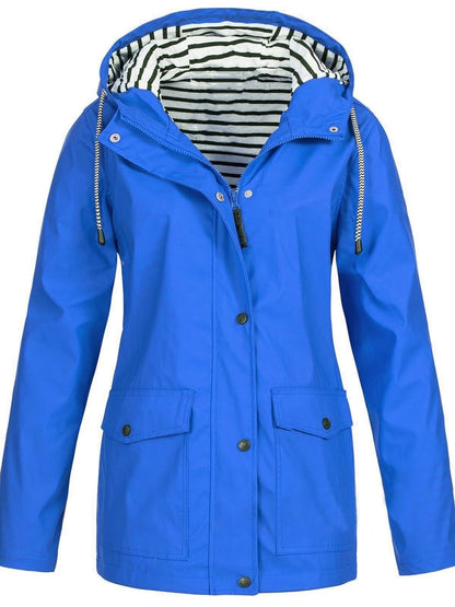 Eveloria Damen Regenjacke Wasser- und Winddicht