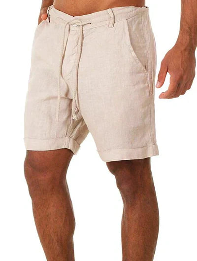Männer Leinen-Shorts Leichte Baumwoll Sommer Shorts - Eveloria