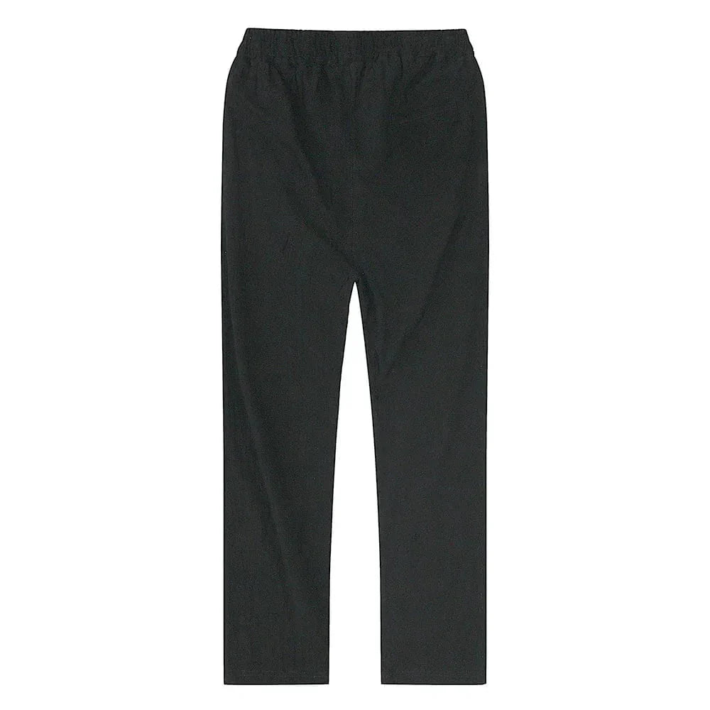 Leinenhose – Kordelzug – gerades Bein – Sommerhose – Herrenhose-Chaps Herrenmode