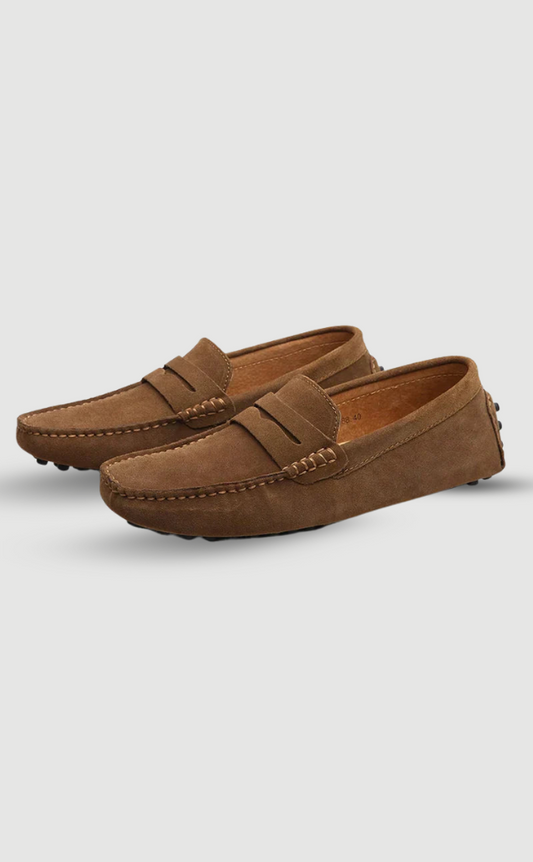 Leonardo Herren Wildleder Slipper Italienischer Stil - Norvielle