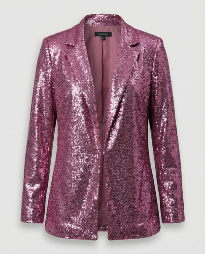 Damen Paillettenblazer Glitzernd