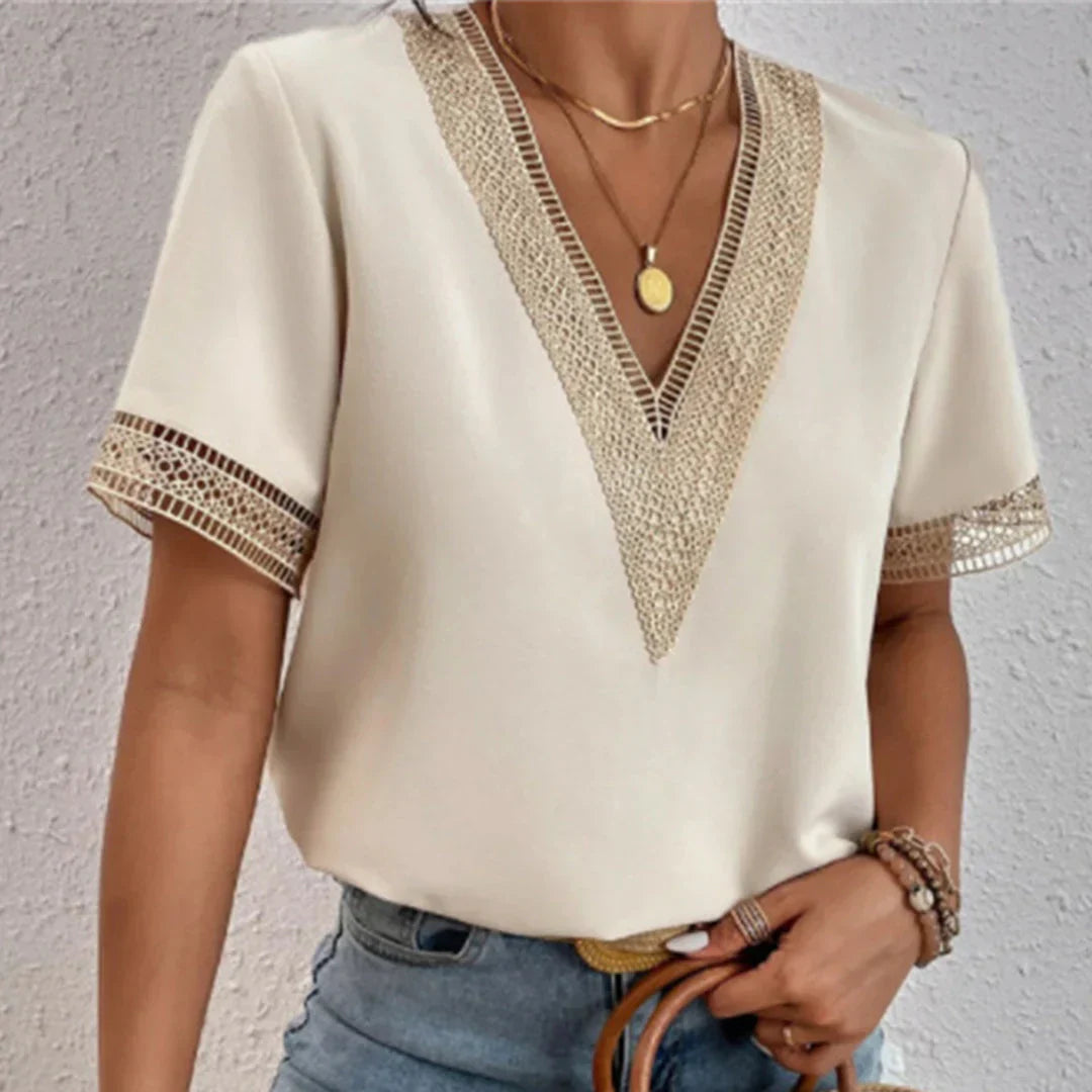 Eveloria Damen T-Shirt Elegantes Design