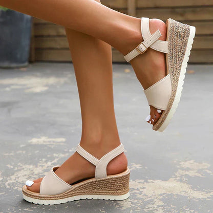 Eveloria Damen Orthopädische Keilsandalen