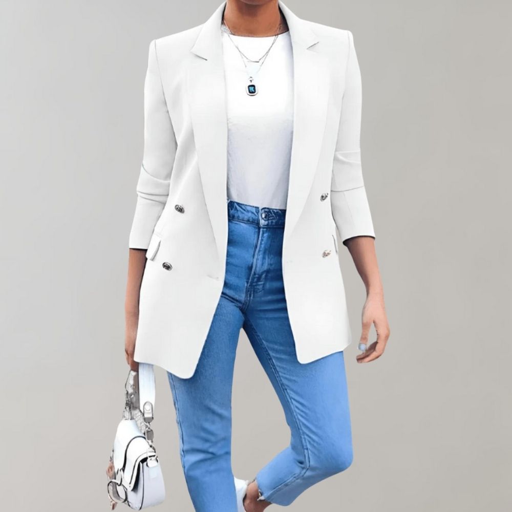 Eveloria Damen Revers-Blazer