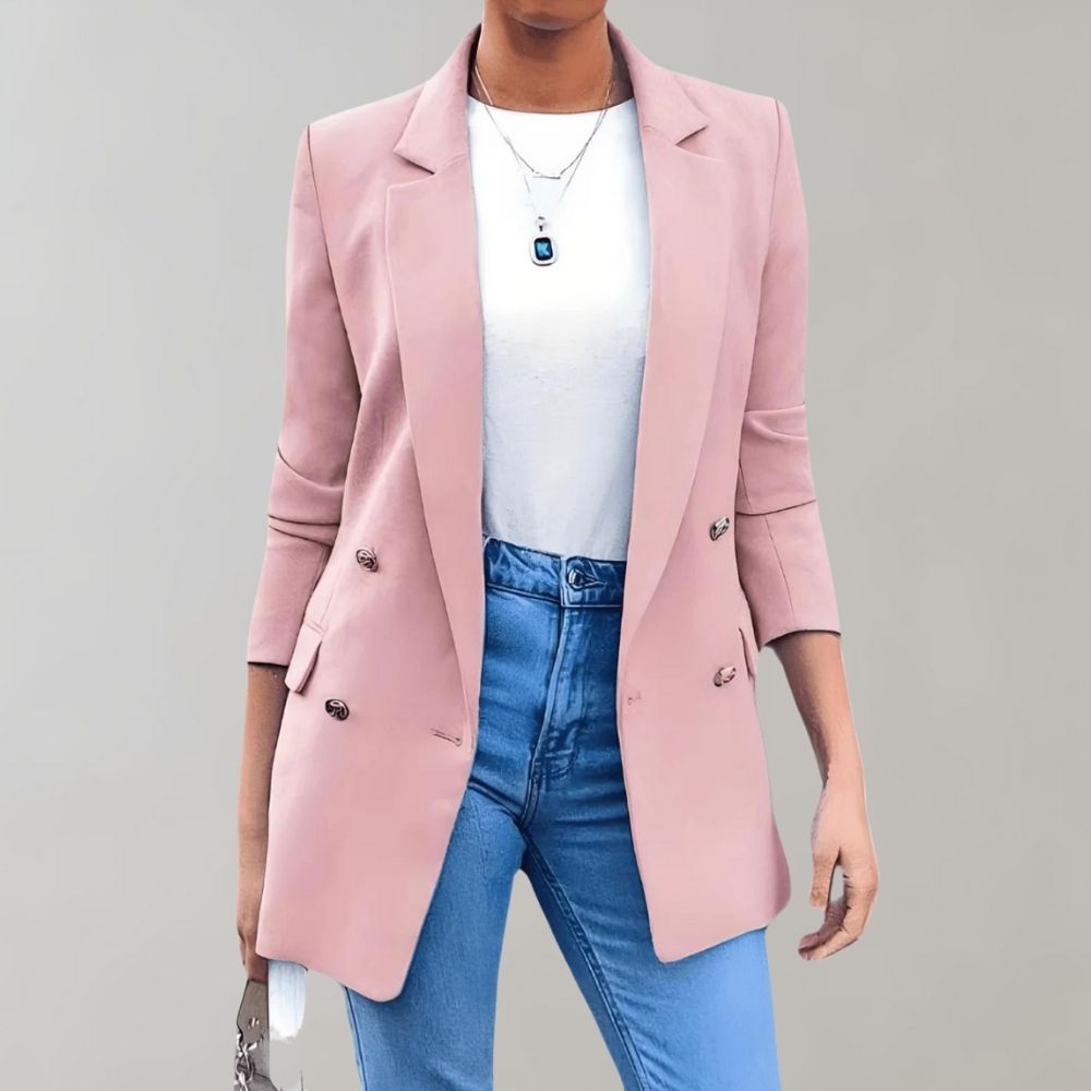 Eveloria Damen Revers-Blazer