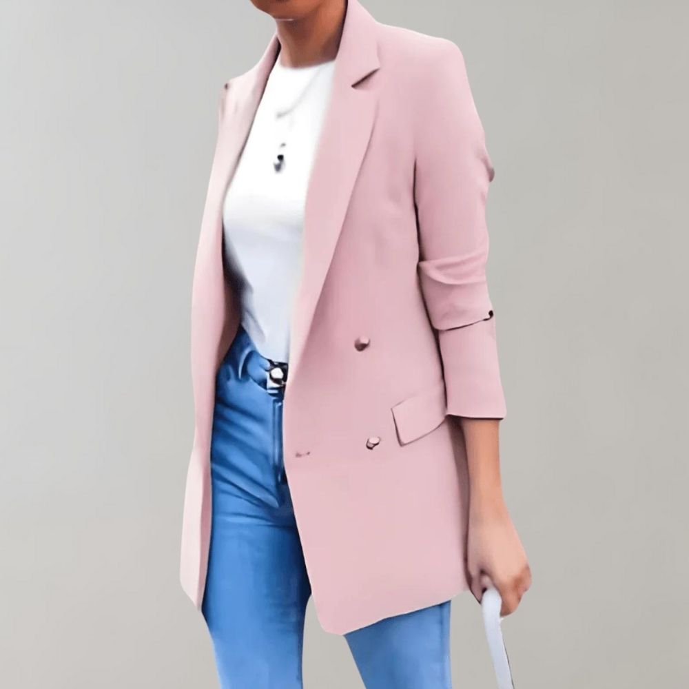Eveloria Damen Revers-Blazer