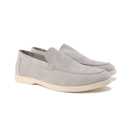 Herren Loafer Wildleder Hochwertig Braun