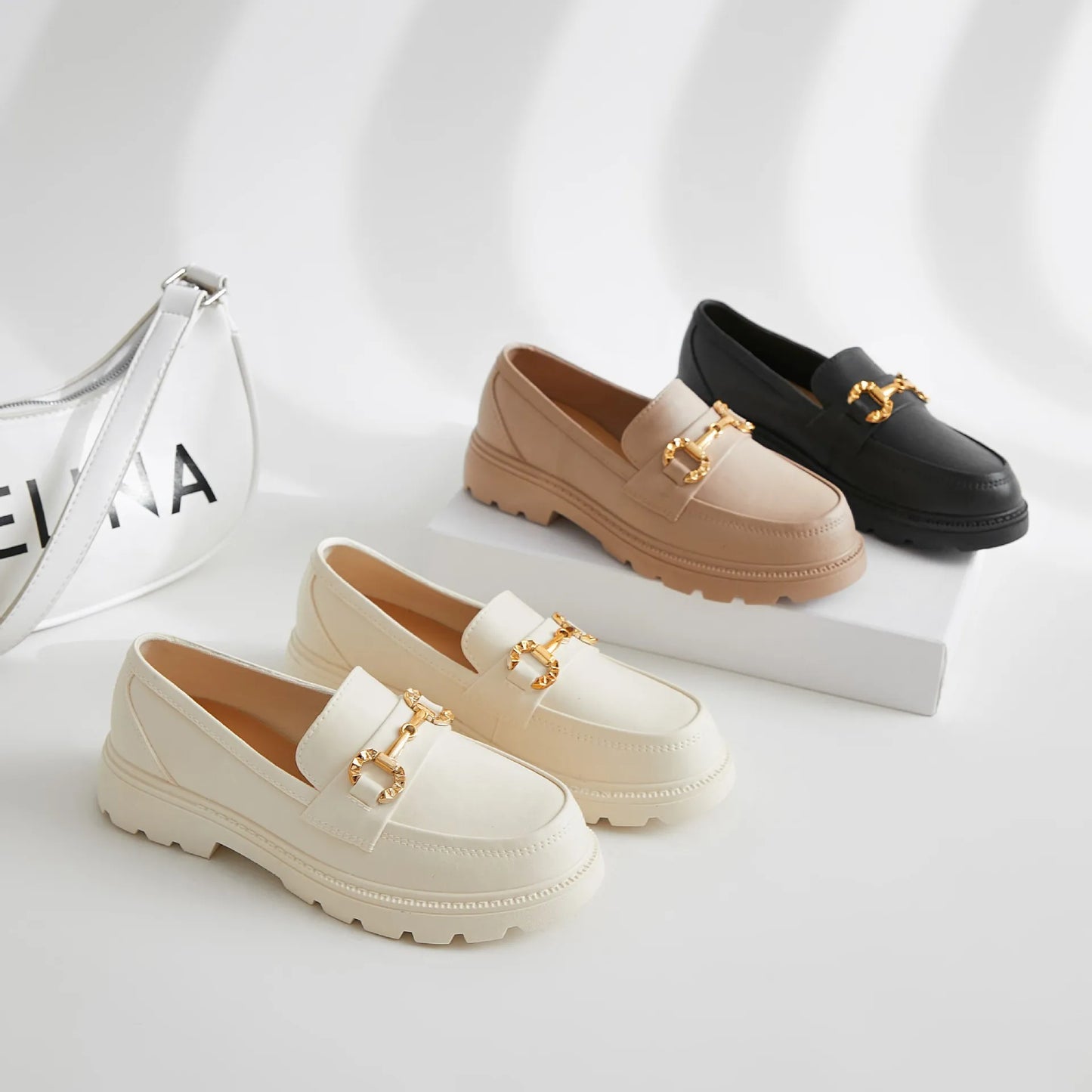 Eveloria Damen Plateau Slipper