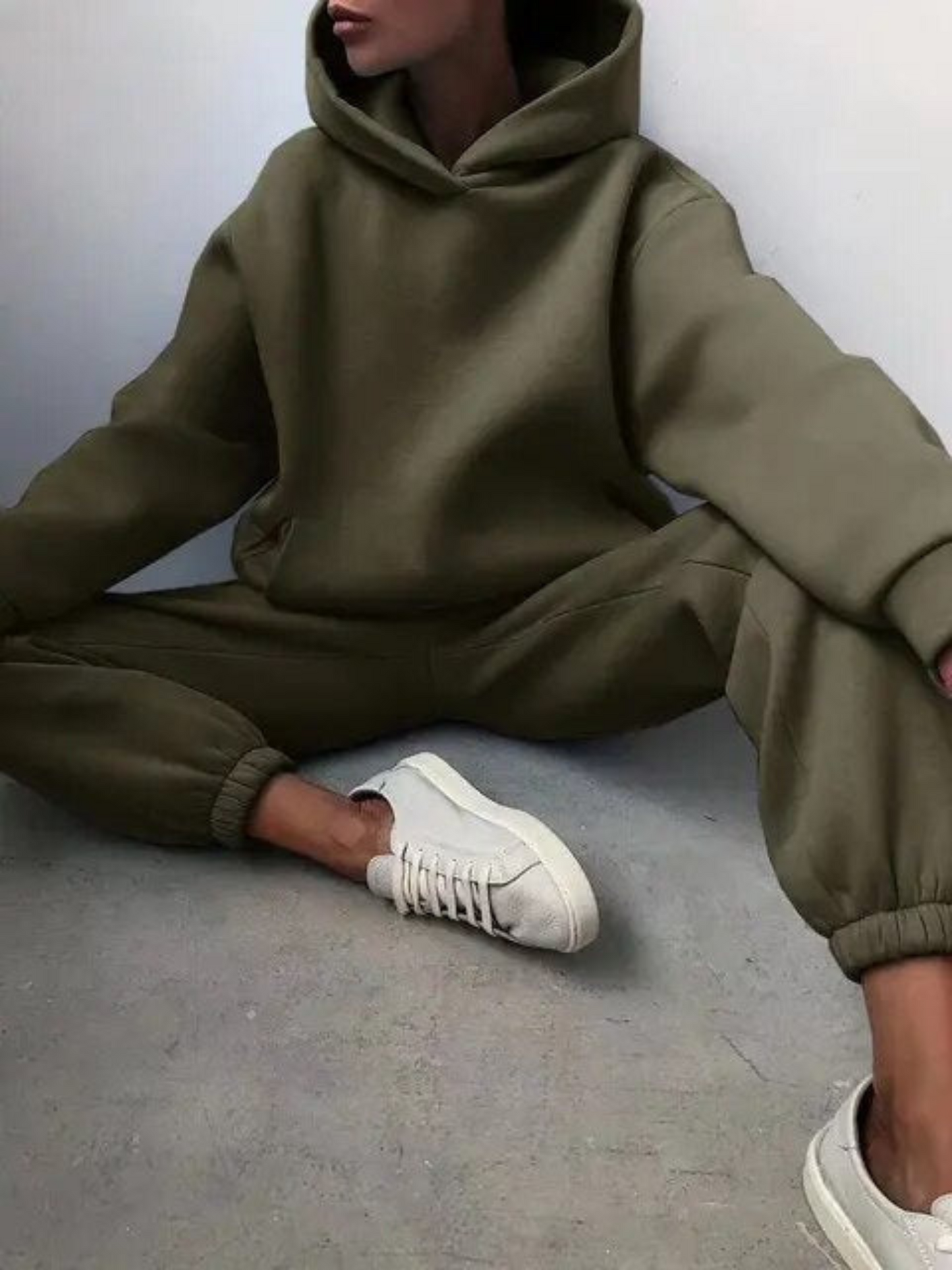 Eveloria Damen Loungewear Set Hoodie Jogginghose Gemütlich