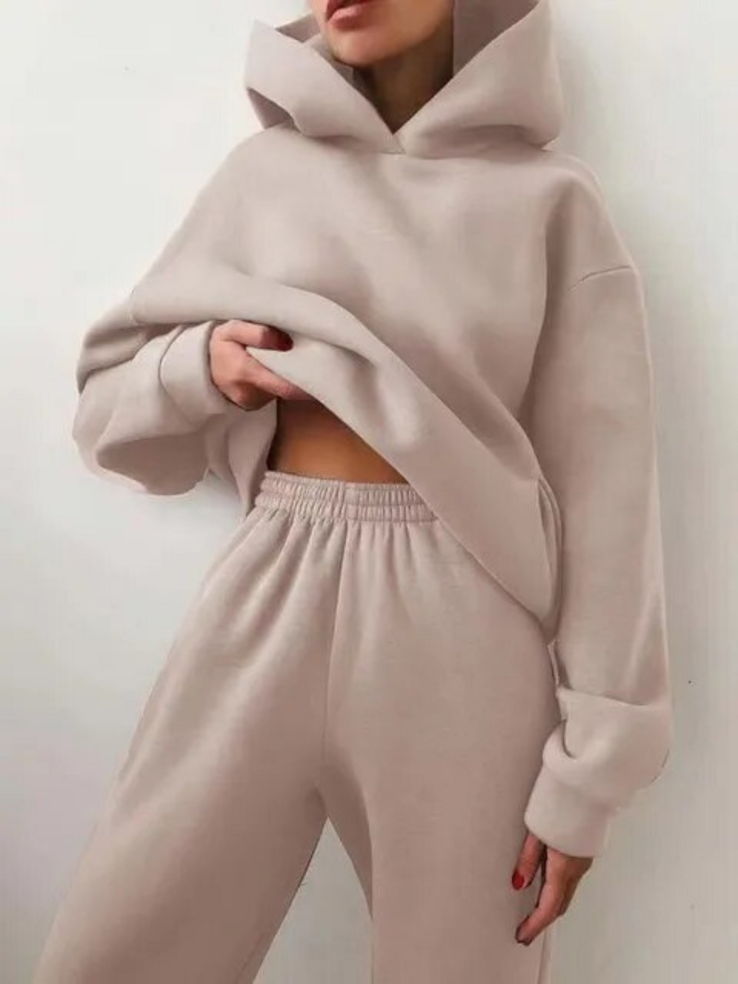 Eveloria Damen Loungewear Set Hoodie Jogginghose Gemütlich