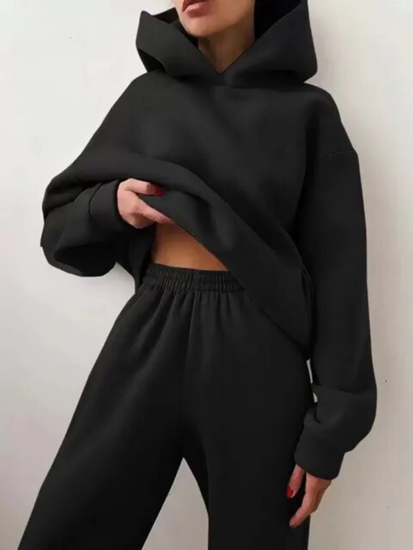 Eveloria Damen Loungewear Set Hoodie Jogginghose Gemütlich