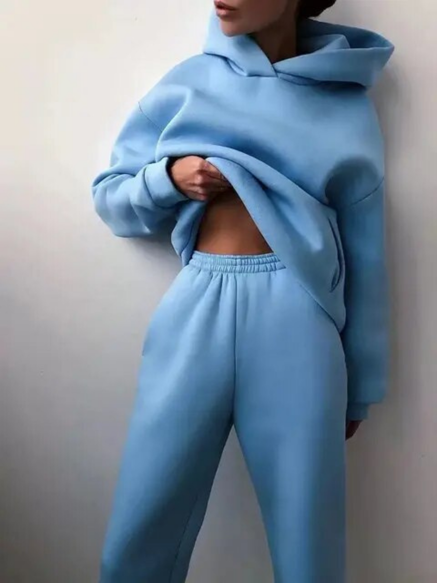 Eveloria Damen Loungewear Set Hoodie Jogginghose Gemütlich