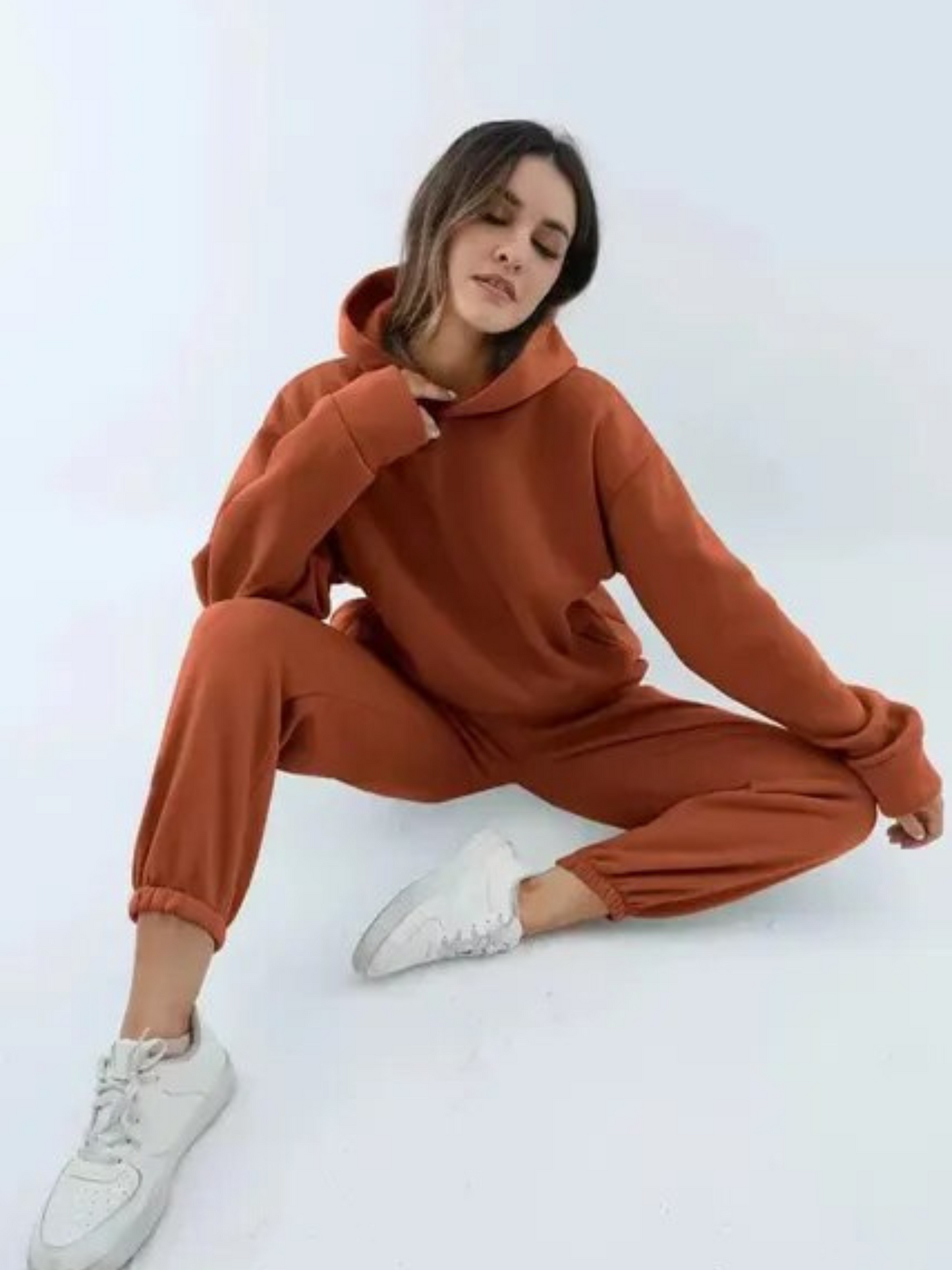 Eveloria Damen Loungewear Set Hoodie Jogginghose Gemütlich