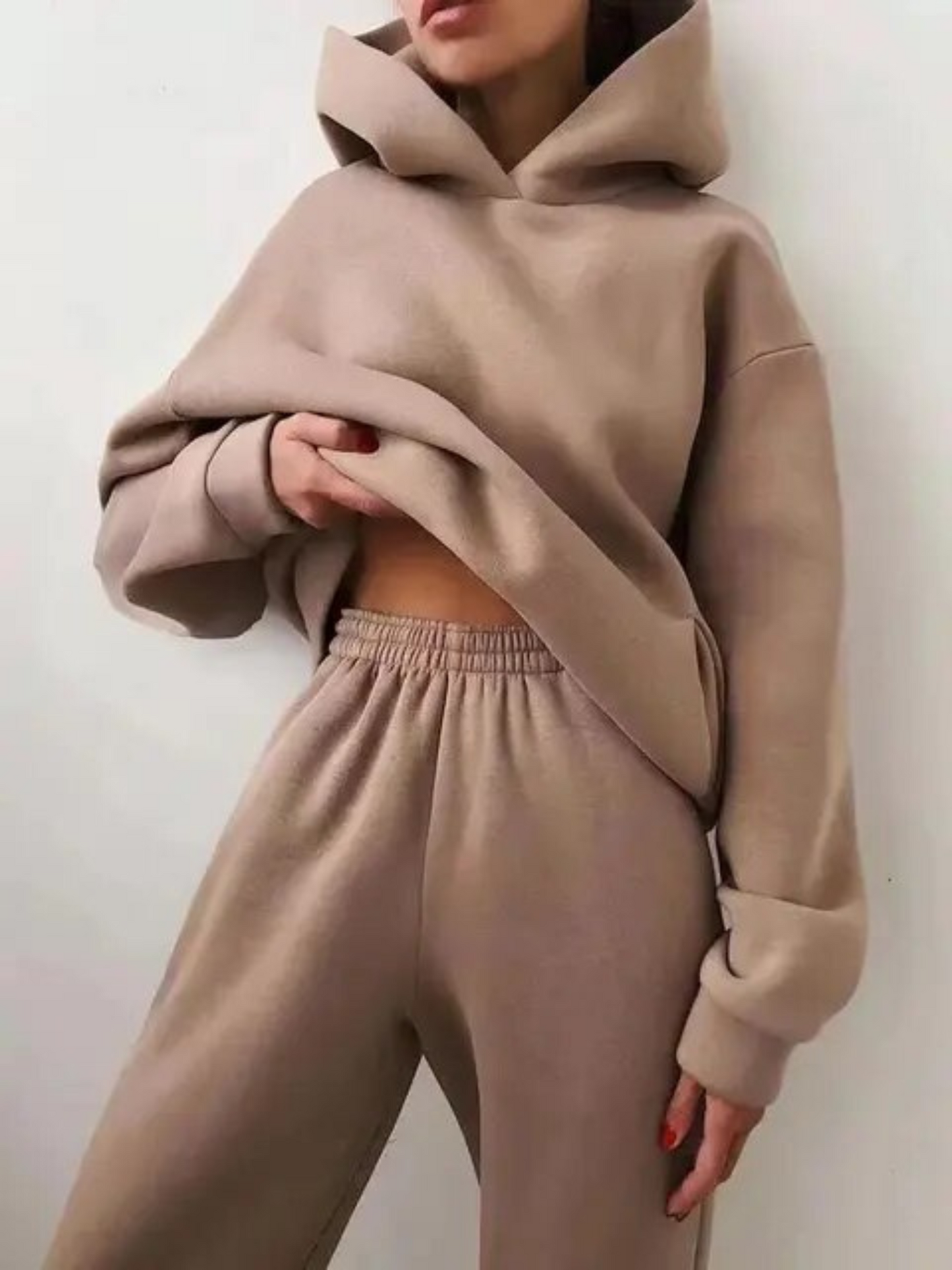 Eveloria Damen Loungewear Set Hoodie Jogginghose Gemütlich