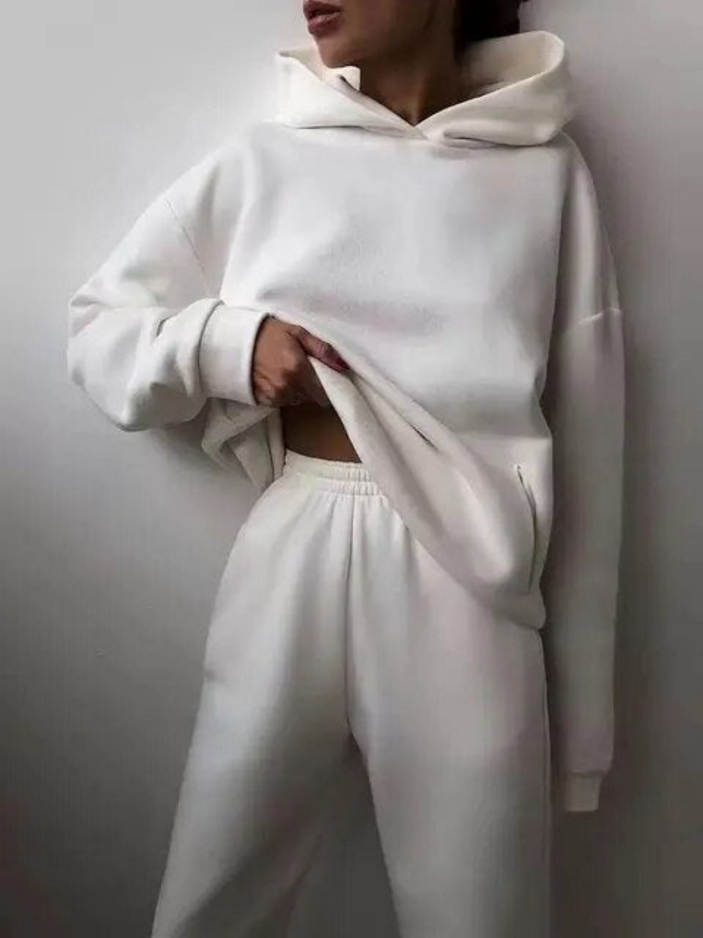 Eveloria Damen Loungewear Set Hoodie Jogginghose Gemütlich