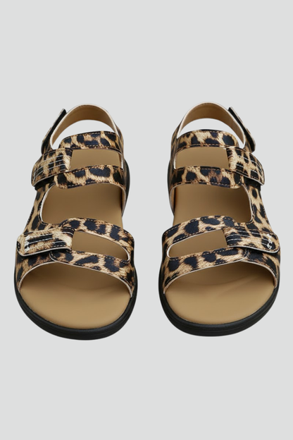 Damen Sandalen mit Absatz und Zehenriemen - Eveloria