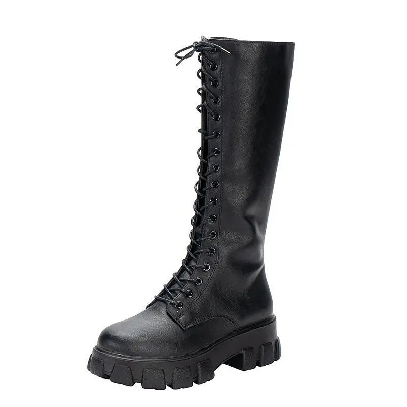 Eveloria Damen Kniehohe Stiefel mit Absatz Lässig